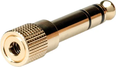 Produktbild von ROLINE GOLD Stereo Adapter 6,35 mm Stecker - 3,5 mm Buchse