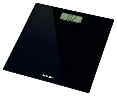 Produktbild von Badezimmerwaage Sencor Sbs2300bk Schwarz 150 kg LCD Auto On gehärtetes Glas