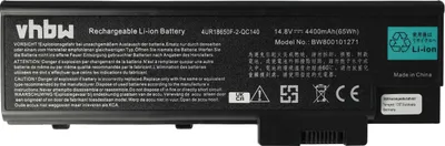Produktbild von vhbw Akku Ersatz für Acer BT.T5005.001, BT.T5003.001, BT.T5003.002, BT.5003.002, 916-2990, 916-3020 für Notebook (4400 mAh, 14,8 V, Li-Ion)