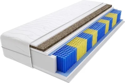 Produktbild von Matratze 145x170 cm Doppelmatratze, H3 & H4 Federkernmatratze, Taschenfederkernmatratze 18 cm Hoch Hypoallergene, HR-Schaum, Wendematratze mit Klimafaser, Gesteppter Bezug Nepal Gras Multitaschen