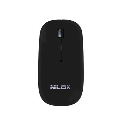 Zdjęcie produktu dla Nilox Mouse MW30 Black, Oburęczny, Optyczny, RF Wireless, 1600 DPI, Czarny