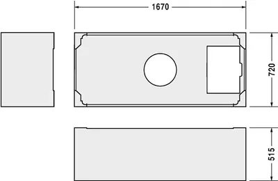 Produktbild von Duravit Duravit Wannenträger D-CODE f 700099 1700x750mm