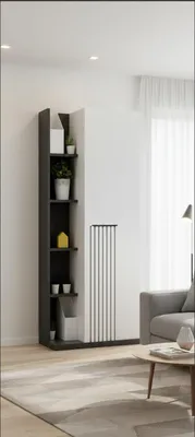 Immagine prodotto di Libreria moderna con ripiani aperti per libri e oggetti decorativi