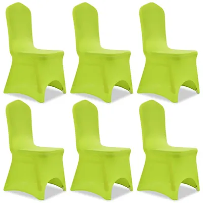 Image de Vidaxl Stuhlabdeckung Stretch Anthrazit 6st Green