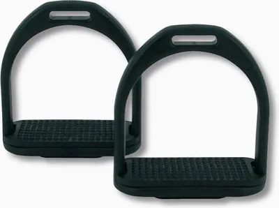 Produktbild von Eldorado - Steigbügel KUNSTSTOFF, schwarz - 11 cm