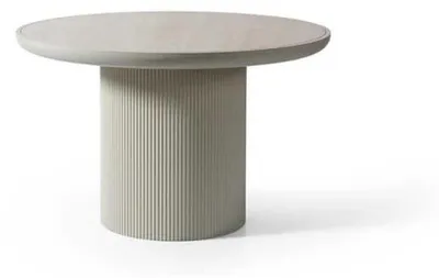 Immagine prodotto di Tavolo da pranzo rotondo bianco Tavolo di design Piano del tavolo Tavoli da cucina moderni