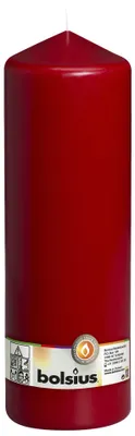 Produktbild von Bolsius Stumpenkerze 300/98 Weinrot