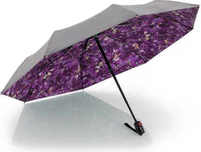 Produktbild von Knirps Taschenregenschirm Regenschirm T.200 Medium Duomatic Feel Purple bunt