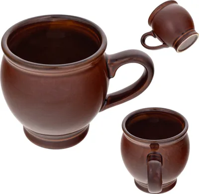 Image de KADAX Tasse en faïence pour vin chaud, 250 ml, brun