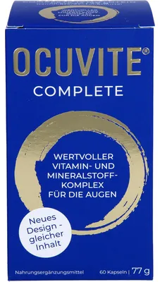 Produktbild von Ocuvite Complete 12 mg Lutein Kapseln, 60 St. Kapseln