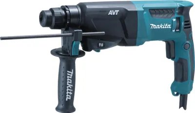 Zdjęcie produktu dla Makita HR2601J, SDS Plus, Czarny, Niebieski, 2,6 cm, 1200 RPM, 2,4 J, 4600 bpm