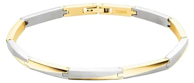 Produktbild von Boccia Damen Armband 03059-02 Titan bicolor goldplattiert