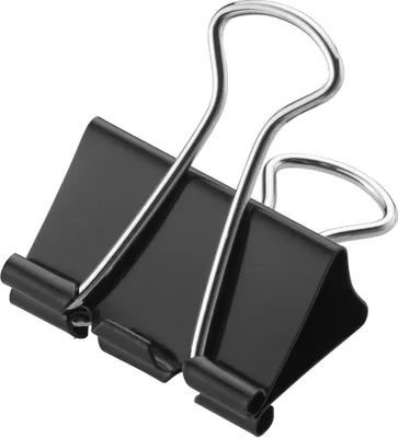 Produktbild von WESTCOTT Foldbackklammern schwarz 3,2 cm, 12 St.