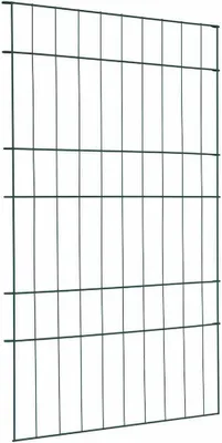Obrázok produktu pre Sada oplotenia pre jazierko, 8 kusov, zelená, oceľ, 50 x 80 cm. Oplotenie pre záhradu, prvok oplotenia pre vonkajšie použitie, terasa, ochrana súkromia a ohraničenie s odolnou kovovou konštrukciou