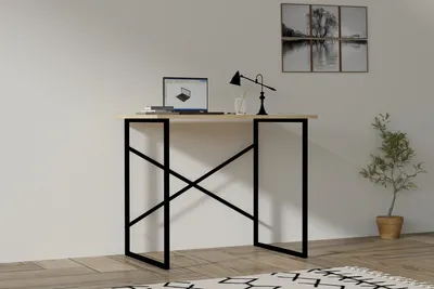 Zdjęcie produktu dla Skye Decor, Addis - Oak, biurko, dąb, 100% MELAMIN COATED SLIPBOARD, 90 x 56 x 76 cm