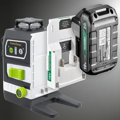 Image de Laserliner laser à lignes croisées série Multi-18V + adaptateur secteur Hikoki