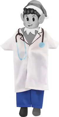 Immagine prodotto di Costume da medico per bambola Elf Deko -