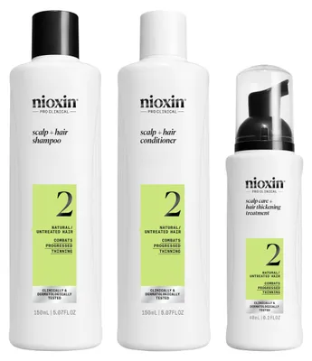 Imagen del producto de Nioxin Sistema 2 - Kit - Tratamiento para cabello natural con debilitamiento avanzado, 3 unidades