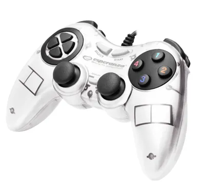Produktbild von Esperanza Gamepad PC USB Fighter Weiß