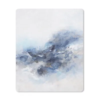 Produktbild von MuchoWow® Mauspad Mousepad Farbe - Malerei - Abstrakt - Blau 19x23 cm - Mousepads - Maus Mat - Pad - Mausunterlage - Mauspads - Spielen