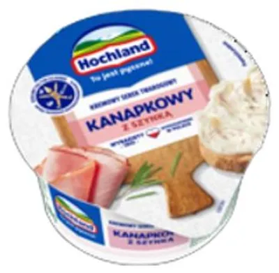 Zdjęcie produktu dla Hochland Kanapkowy z szynką 130 g