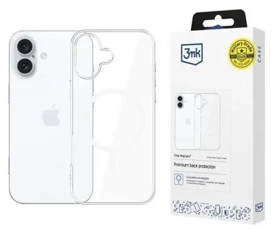 Produktbild von 3MK Clear MagCase, Cover, Apple, iPhone 17 Pro, 16 cm (6.3"), Transparent
