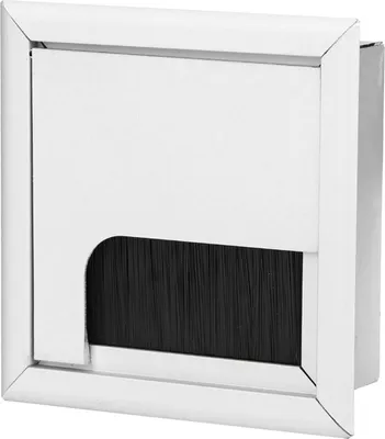 Zdjęcie produktu dla Osłona otworu na kabel, Kwadratowe aluminiowe biurko, Kabel komputerowy, Zwijacz kabla, Wkładka gniazda, Górna osłona kabla biurkowego, Kabel biurkowy (mały)