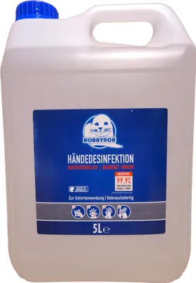 Produktbild von ROBBYROB Desinfektionsmittel Hände 5l