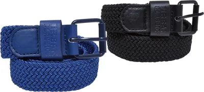 Produktbild von Urban Classics UCK2560 | Elastic Belt Set Kids S/M bis L/XL - Farbe: black/spaceblue - Größe: S/M