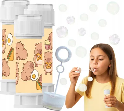Produktbild von SEIFENBLASEN für Kinder CAPYBARA Cabybara Capybara Geburtstagsspaß 60ml