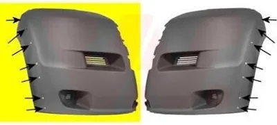 Immagine prodotto di VAN WEZEL Paraurti grigio scuro anteriore destro (0983564) per PEUGEOT Boxer FIAT
