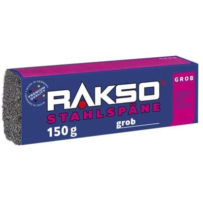 Produktbild von RAKSO Stahlspäne Banderole Sorte Grob 1 x 200g