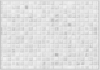 Produktbild von Wallario Wandbild Fliesen im Bad weiß-grau, Größe: 70,30 x 100,30 cm, Poster mit weißem Kunststoffrahmen