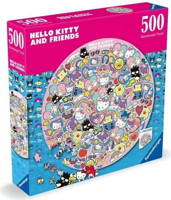 Produktbild von Puzzle, Rund, 500 Teile, Hello Kitty, Trendige Illustrationen