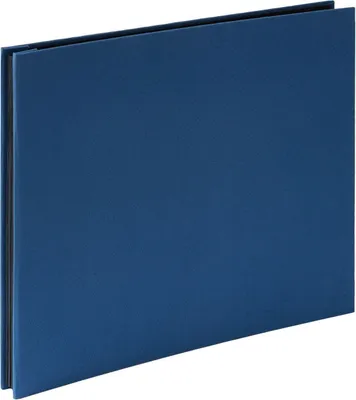 Produktbild von HNFD Leinen-Schraubenalbum blau 38x31 cm 40 Seiten Fotokarton