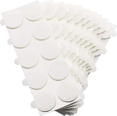 Image de Film plastique adhésif double face - forte adhérence - épaisseur 1 mm - largeur 25 mm - 100 pièces