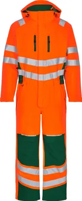 Produktbild von F. Engel Safety Winteroverall, Orange/Grün, Gr. XL