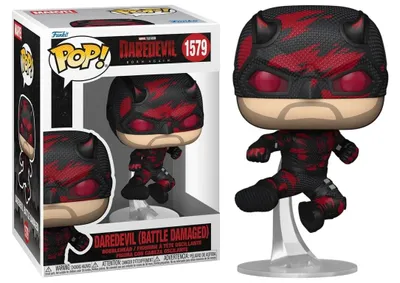 Zdjęcie produktu dla Daredevil: Born Again POP! Figurka winylowa Marvel Daredevil (Battle Damaged) 9 cm