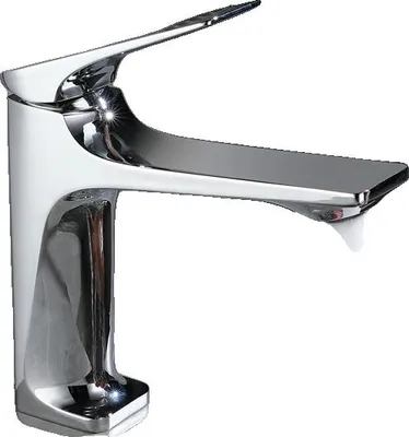 Obrázek produktu pro Umyvadlová baterie, moderní design, odolná nerezová ocel, krátký chrom
