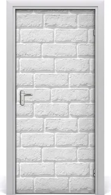 Produktbild von Tulup Türaufkleber 95x205 cm Dekorative Aufkleber Selbstklebend Wasserdichte Tapete Abnehmbar Schlafzimmer Wohnzimmer Wohnkultur - Ziegelwand