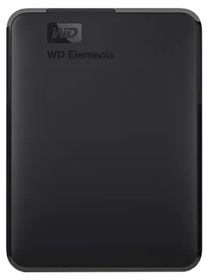 Produktbild von Western Digital Elements Portable, 5 TB, 2.5", 3.2 Gen 1 (3.1 Gen 1), Schwarz