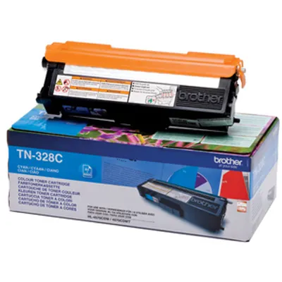 Produktbild von Brother TN-328C, 6000 Seiten, Cyan, 1 Stück(e)