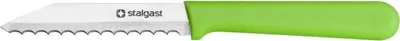 Produktbild von Stalgast Brötchenmesser, Griff grün, Stahlklinge 8,5 cm