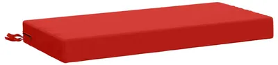 Produktbild von Bankkissen SOEST 100 % Polyester Rot 60 x 40 x 8 cm