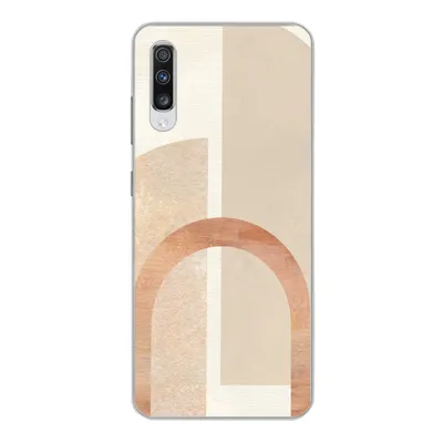 Produktbild von MuchoWow® Handyhülle Schutzhülle Hülle für Samsung Galaxy A70 Marmor - Muster - Rosa Silikon Softcase Handy Hülle - Schutzhaube