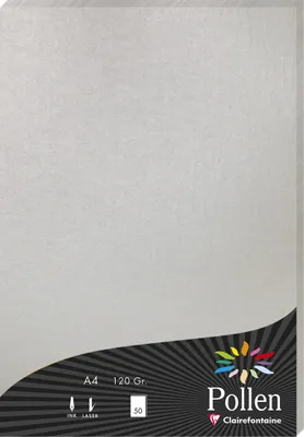 Produktbild von Pollen 10x Papier A4 Pollen 120g 50 Blatt - Silber 4199C