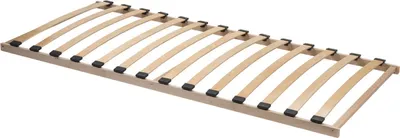 Produktbild von Stabiler Lattenrost 90 x 190 cm, Holzlatten aus 100% Buche, Kopfteil nicht verstellbar, für jedes Bett und jede Matratze kompatibel, 14 Federleisten,