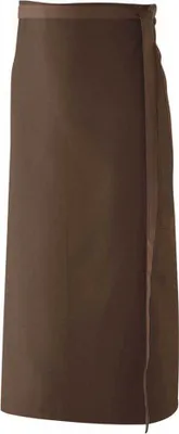 Produktbild von Bistroschürze B 100 x L 80 cm, Fb. toffee : 65% Polyester 35%Baumwolle 220 g/m² : toffee