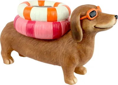 Produktbild von FURNARO Pflanzhund Dapper dog Dackel mit Rettungsringen 52 cm