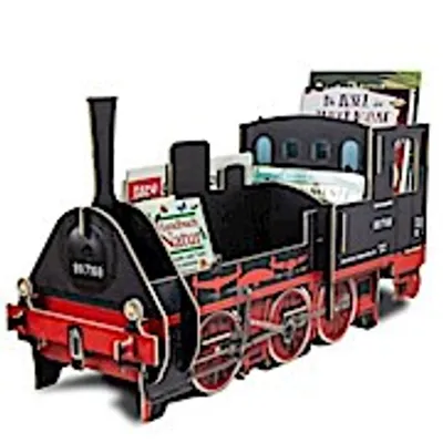 Produktbild von Werkhaus Bücherbox Lok T3, rot/schwarz